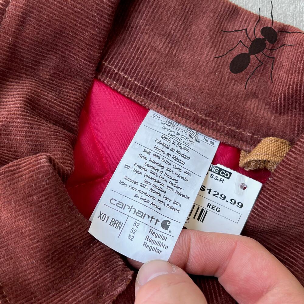 Carhartt cropped detroit style brown work wear jacket - Picture 5 of 10